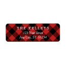 Search for buffalo return address labels Plaid
