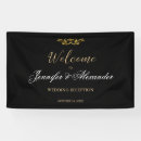 Search for black gold wedding banners Calligraphy