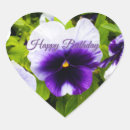 Search for pansy flower stickers White