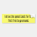 Search for driving the speed limit bumper stickers Police