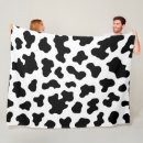 Search for black cow blankets Western
