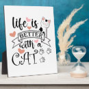 Search for funny cat plaques Pet