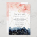 Search for pink bar bat mitzvah invitations Blush