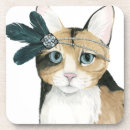 Search for feather coasters Feline