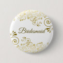 Search for pretty wedding badges For her