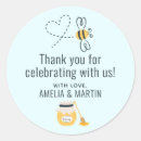 Search for bee thank you stickers Bee baby shower