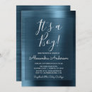 Search for foil baby boy shower invitations Elegant