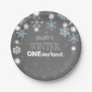 Search for winter wonderland plates Blue