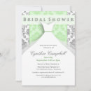 Search for damask bridal shower invitations Gown