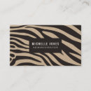 Search for zebra print business cards Trendy