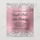 Search for faux silver foil invitations Glitter