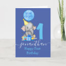 Search for wild one birthday cards Elephant