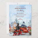 Search for train christmas invitations Snow