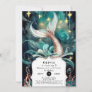 Search for mermaid editable invitations Watercolor