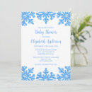 Search for snowflake baby boy shower invitations Elegant