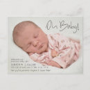 Search for annoucement postcards Modern