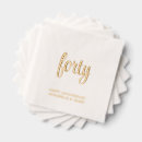 Search for 40th anniversary napkins Forty