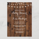 Search for rustic couples baby shower invitations Elegant