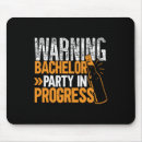 Search for bachelor parties mousepads Bride