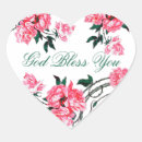Search for pink floral heart stickers Religious