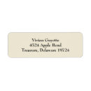 Search for off return address labels Simple