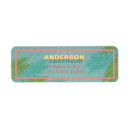 Search for retro mid century modern return address labels Palm springs