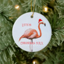 Search for pink flamingo christmas tree decorations Ocean