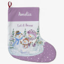 Search for lavender christmas stockings Cute