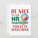 Search for manager christmas cards Santa