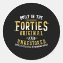 Search for forties stickers Original