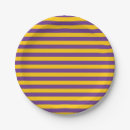 Search for purple and gold plates Stripes
