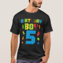 Search for 5th birthday tshirts Five