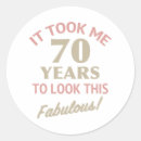 Search for 70 and fabulous stickers 70 years old