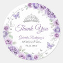 Search for purple crown stickers 15th birthday