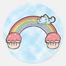 Search for rainbow cupcake stickers Sweets