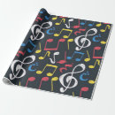 Search for music note wrapping paper Musician