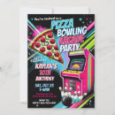 Search for kids pizza party invitations Bowling