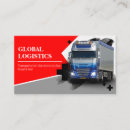 Search for shipping service business cards Truck driver