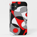 Search for red black white abstract iphone cases Grey