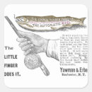 Search for vintage fishing stickers Fisherman