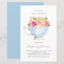 Search for garden bridal shower invitations Tea party