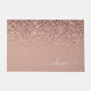 Search for glitter doormats Girly