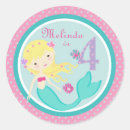 Search for blonde mermaid stickers Birthday