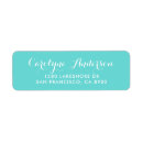 Search for aqua return address labels Script