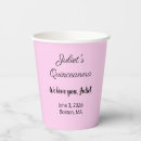 Search for quinceanera party tableware Pink