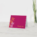 Search for hot pink thank you cards Orange