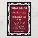 Search for vampire wedding invitations Red