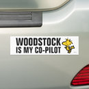 Search for cartoon bumper stickers Woodstock
