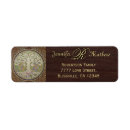 Search for family tree return address labels Vintage