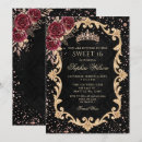 Search for regal birthday invitations Glitter